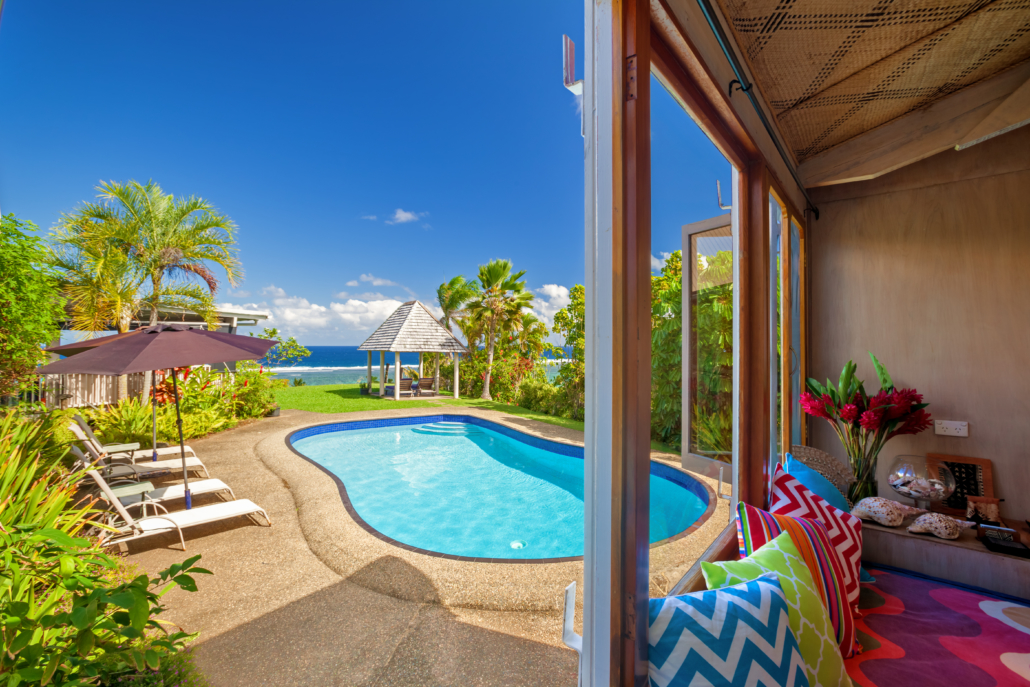Delana House Fiji - Pool View, Reef and Ocean